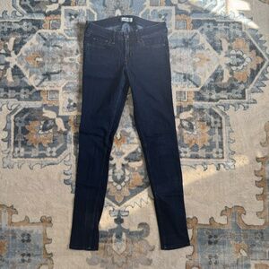 Hollister Co Dark Wash Skinny Jeans Size 5 L Long, 27 W 33 L